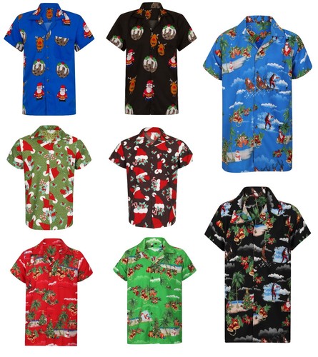 Christmas hawaiian shirt - christmas, mens