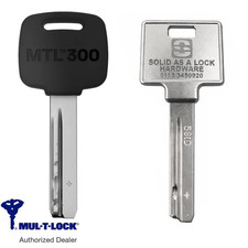 Mul-T-Lock MTL 300 Key Cut to