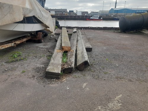 Timber beams reclaimed - beams, pitch