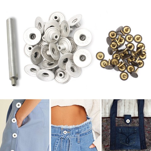 100pcs silver metal - metal, jeans