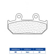 Brake Pads 3066MSC Sintered For Suzuki 650 AN Burgman 2003-2018