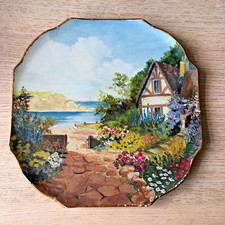 Over Painted Landscape Scene