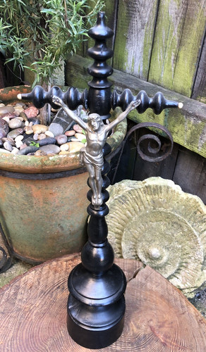 Crucifix antique french - crucifix,