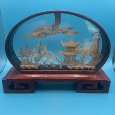 Vintage Chinese Cork Diorama
