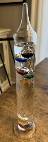 Vintage galileo glass tube - vintage,