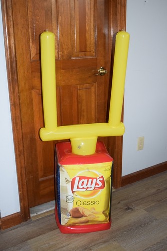 Inflatable lays chips goalpost - lays,