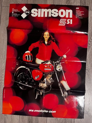 Simson s51 poster ddr - simson,