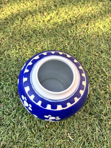 Small chinese blue - small, white