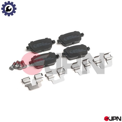 Brake pad set disc - set,