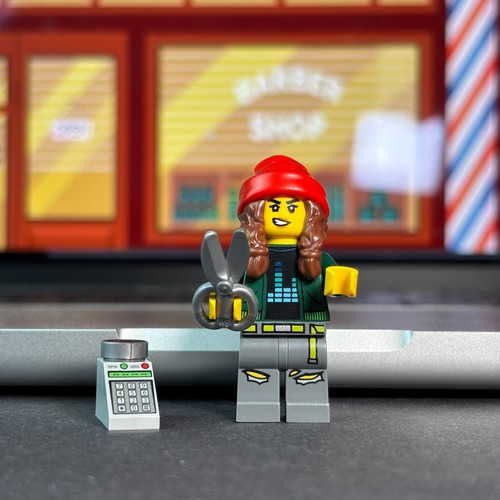 Lego barber shop minifigure - shop,