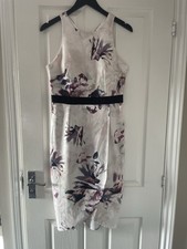Little Mistress Women's Knee Length Dress Size UK 12, Pre Loved