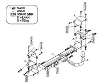 Swan Neck Tow Bar For SUZUKI