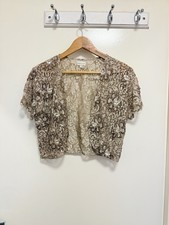 Phase Eight Lace Sequin Bolero