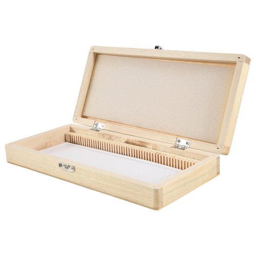 Wooden slide storage box - wooden,