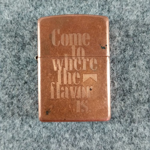 Zippo lighter copper - zippo,
