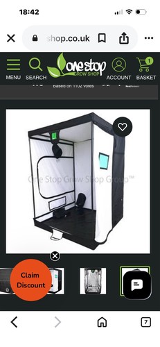 Bud box pro white - bud, 1.5x1.5x2.2m