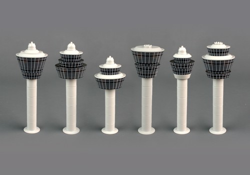 Herpa airport tower set 28 - -,