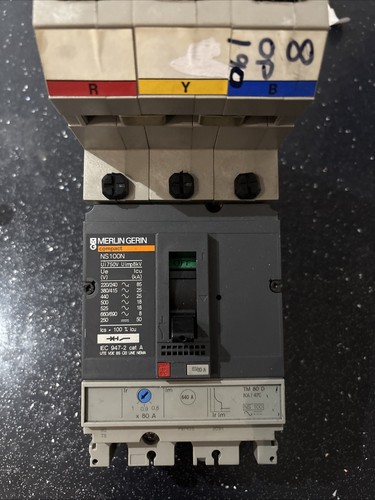 Merlin gerin 100n 80a mccb - ns,