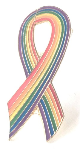 Rainbow ribbon lgbt gay - ribbon,