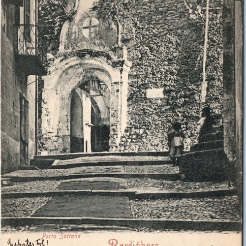 C1900s bordighera italy - bordighera,, porta