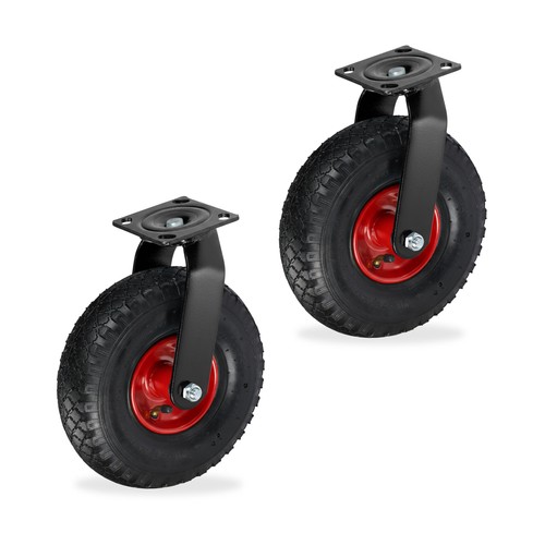 Swivel castors pneumatic tyres - swivel,