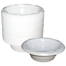 White Reusable Plastic Dessert