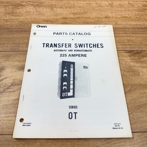 Onan generator original - generator,