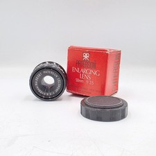 PATERSON 3 Element Enlarging  Lens F=50mm f/3.5 with Original Box Good Condition