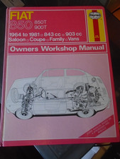 HAYNES FIAT 850 900T HARD BACK
