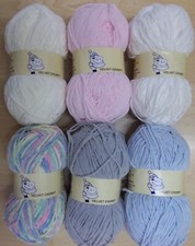 Woolyhippo Velvet Chunky Soft Baby Yarn Polyester Chenille Knitting Wool  100g