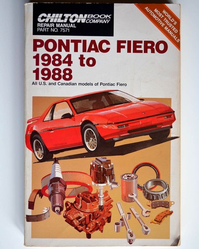 Pontiac fiero 1984 - 1984-88, by