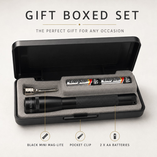 Mini maglite black torch - mini, aa