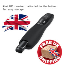 Wireless USB PPT Presenter Remote Laser Pointer Clicker PowerPoint Slides