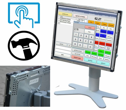 43cm touchscreen monitor - 17",