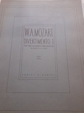 MOZART/ DIVERTIMENTO FOR 2