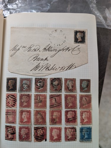 Stamp collection penny blacks - penny,
