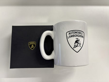 Lamborghini White Ceramic Mug
