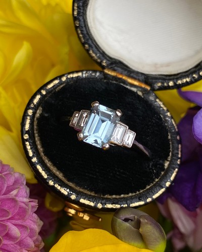 Art deco aquamarine - deco, and