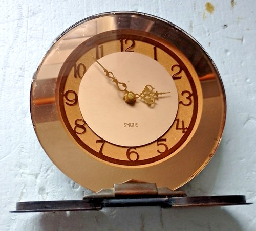 Art deco circular mantle - art,