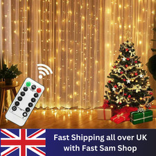 3Mx3M LED Curtain Fairy String