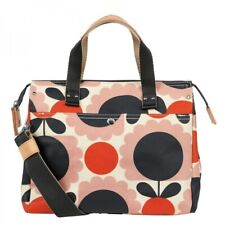 Orla Kiely Scallop Flower Small Zip Messenger Crossbody Hand Bag, Blush RRP £130