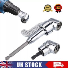 90 Degree Right Angle Drill Adapter 105° 1/4 Right Angle Drill Attachment 2Pcs