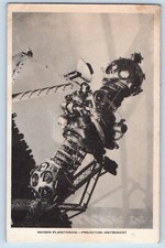 c1910 New York City NY Vintage Postcard Hayden Planetarium Projection Instrument