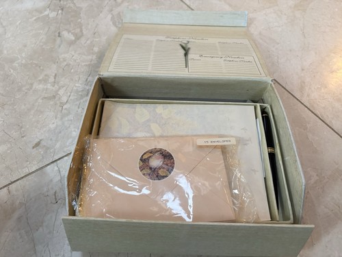Vintage desk set for letter