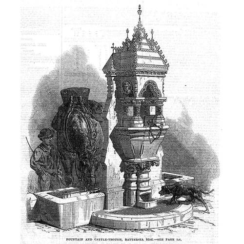 London fountain and - and, cattle