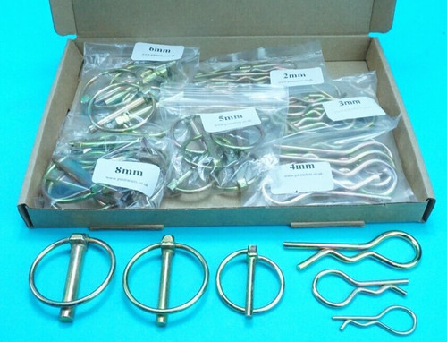 Box assorted sizes of - x,