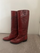 Vintage Bama Red Leather