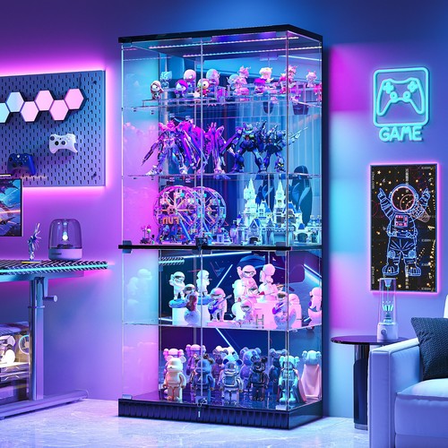 Glass display cabinet - cabinet, rgb