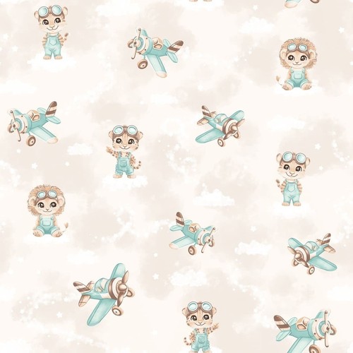 Flying safari lion - flying, &