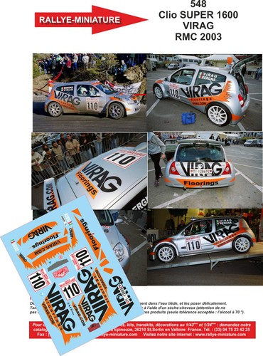 Decals ref 0548 renault - decals,